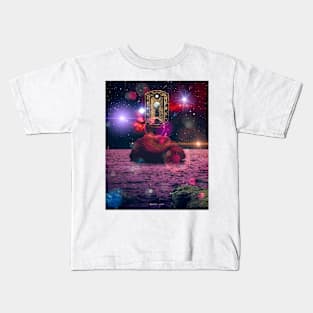 Space Night View Kids T-Shirt